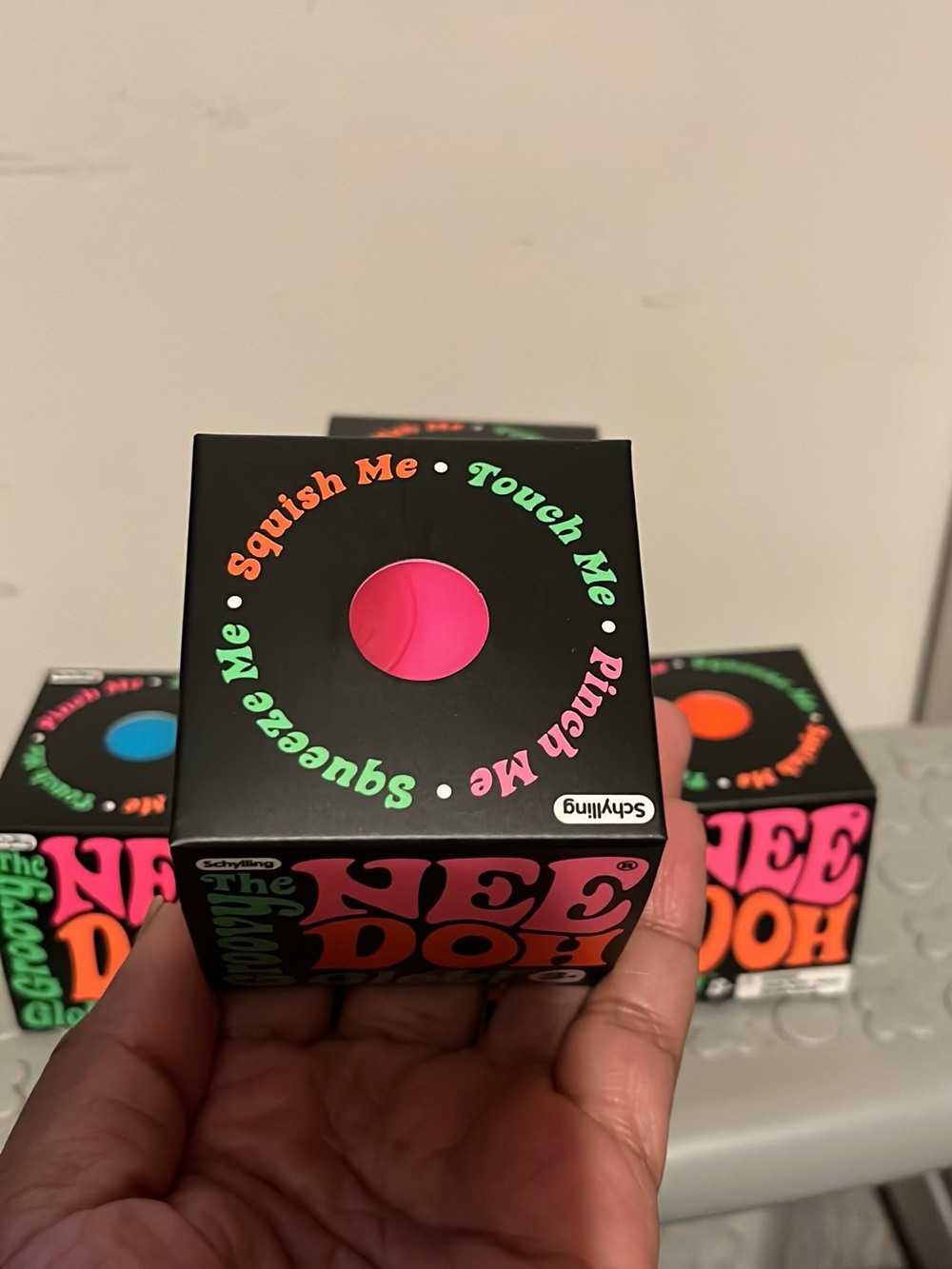 NEW NeeDoh The Groovy Glob That Started It All! The Original NeeDoh Ball-Pink